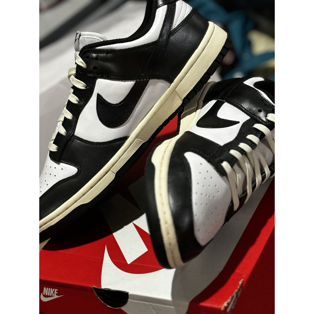 Nike Dunk Low PRM White/Black-Coconut Milk (FQ8899 100) WMNS 11.5/MNS 10 NEW - Picture 6 of 13